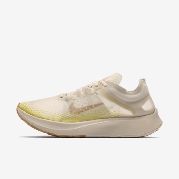 Nike Zoom Fly SP Fast - Férfi Futócipő - Világos Barna/Világos/Arany